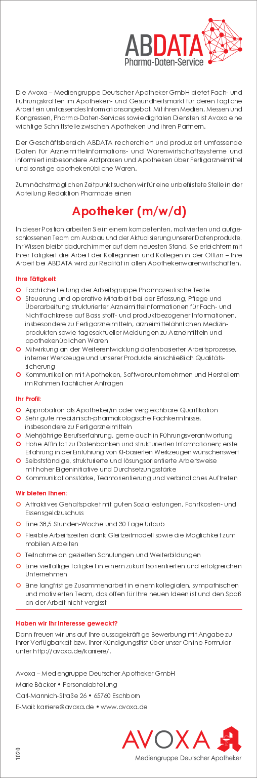 Anzeige